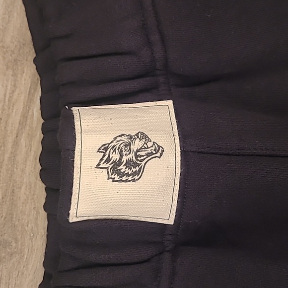 DARC SPORT Liam Limited Edition Black Cotton Small Mens Casual Sweat Shorts NEW - Picture 3 of 10